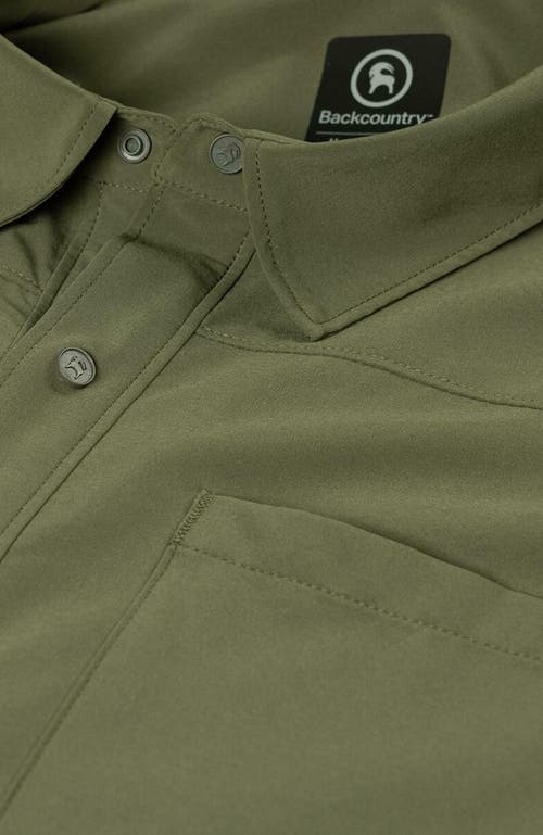 Backcountry Slickrock Short-sleeve Button-up Jersey In Green