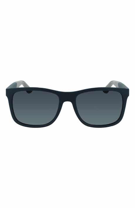 FERRAGAMO New Italian Lifestyle 55mm Rectangular Sunglasses