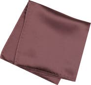 Brooklyn Brigade Men's Solid Satin Pocket Square