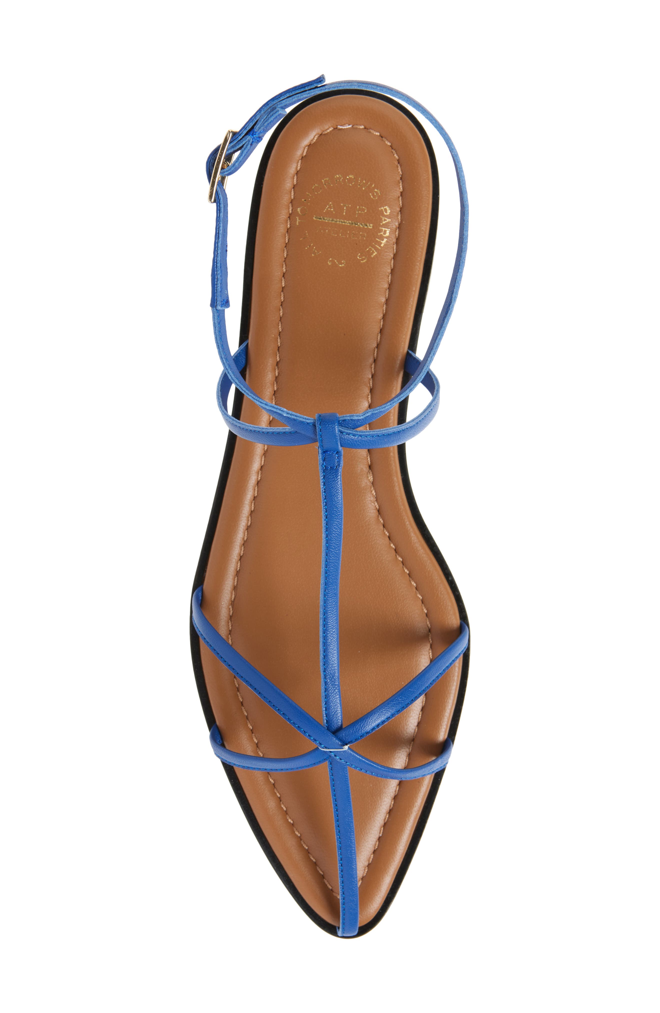 ATP ATELIER Griante Oltremare Ankle Strap Sandal, Alternate, color, Oltremare