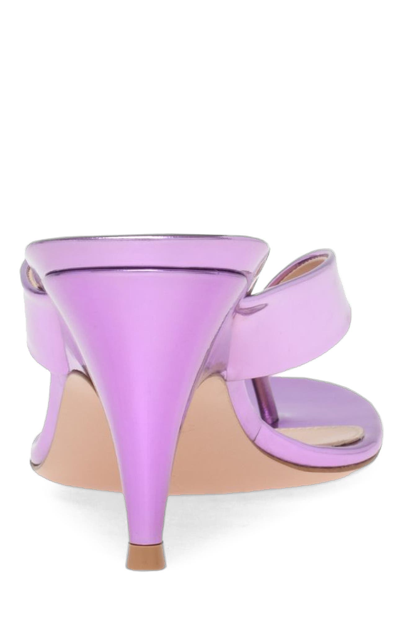 Gianvito Rossi Sofia Thong, Alternate, color, Purple Calf Leather