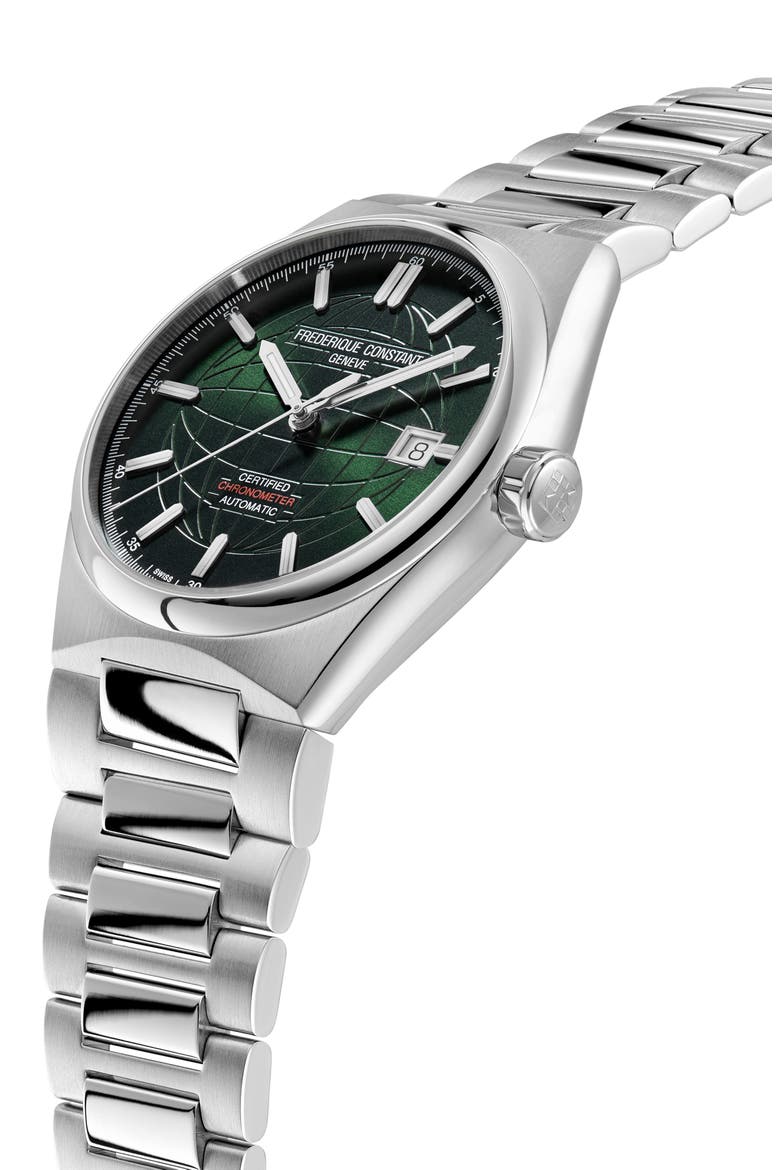 Highlife Automatic COSC Bracelet Watch, 39mm, Alternate, color, SILVER-TONE