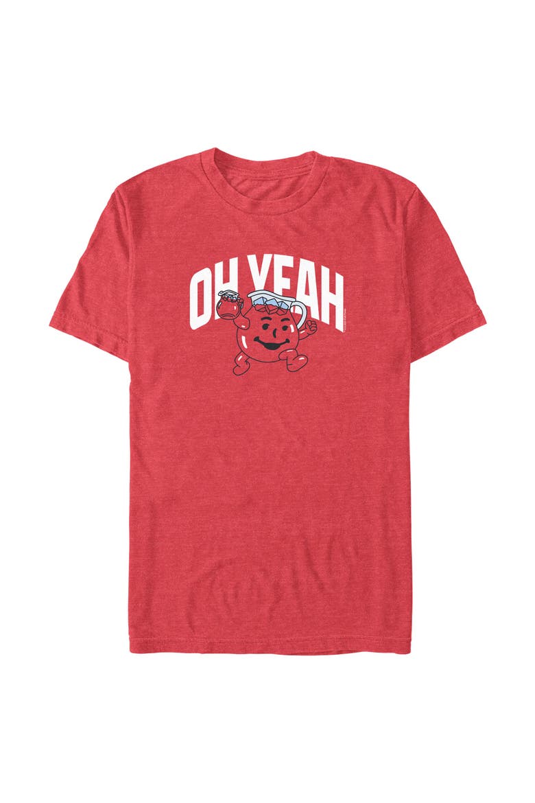 Men's Kool-Aid Oh Yeah Man  Graphic T-Shirt, Main, color, Red Heather