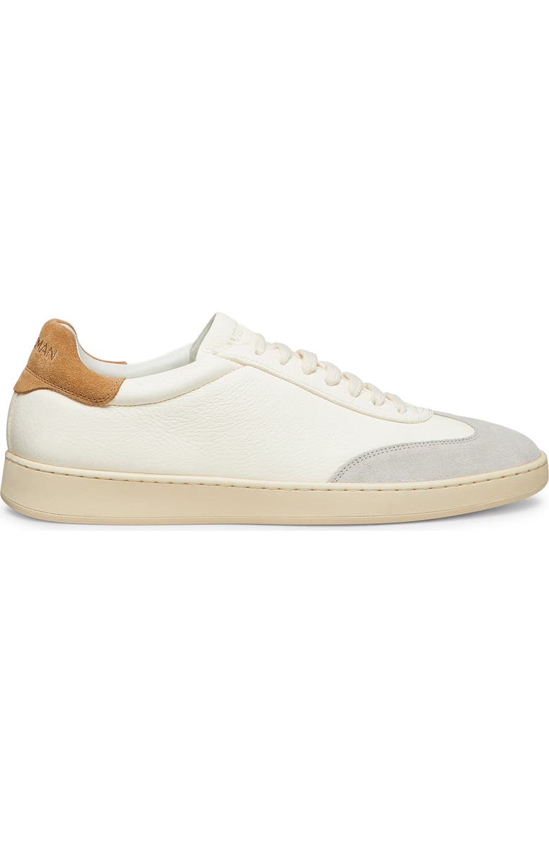 Stuart Weitzman Banner Sneaker, Alternate, color, White Bianco/ Oatmeal/ Biscuit