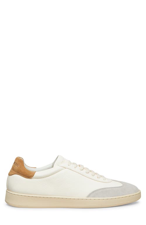 Stuart Weitzman Banner Sneakers In White Bianco/oatmeal/biscuit