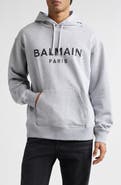 Balmain Logo Graphic Hoodie