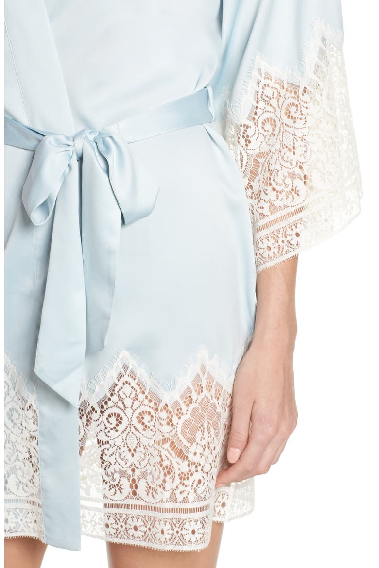 Genevive Short Robe, Alternate, color, ICE FLOW