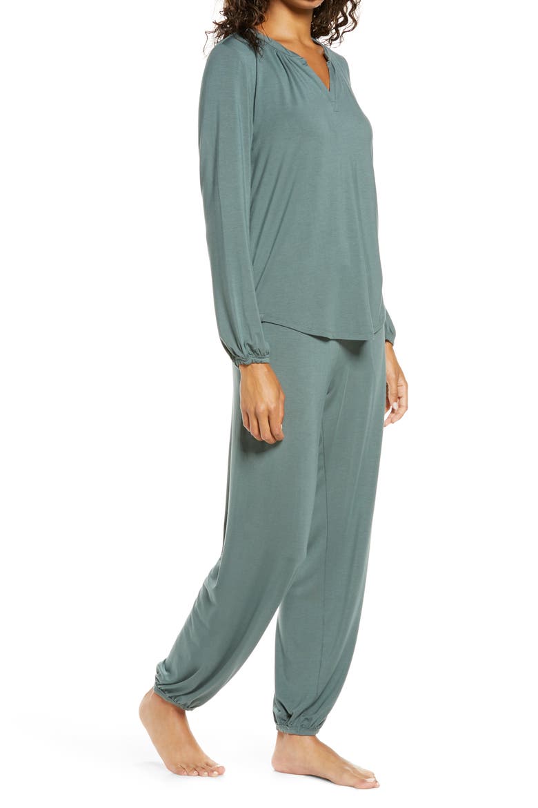 Namaste Two-Piece Lounge Set, Alternate, color, AGAVE GREEN