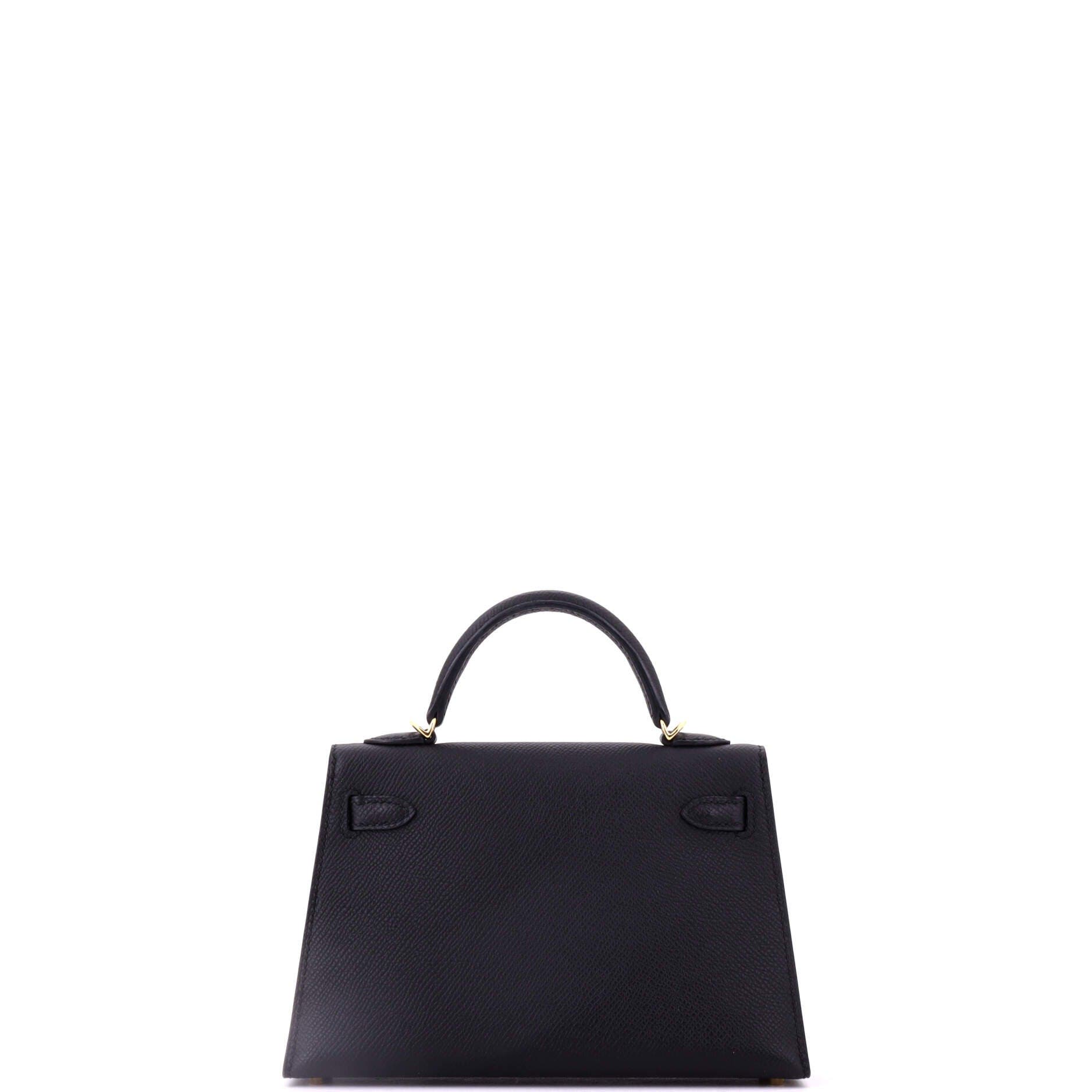 Kelly Mini II Bag Black Epsom with Gold Hardware 20, Alternate, color, Black