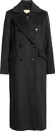 Michael Kors Double Breasted Wool Blend Coat