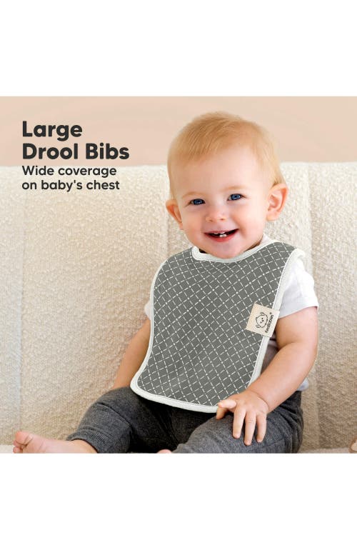 Keababies 8-pack Coast Drool Bibs In Blue