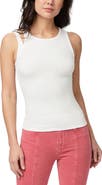 PAIGE Yuzu Cutout Rib Tank