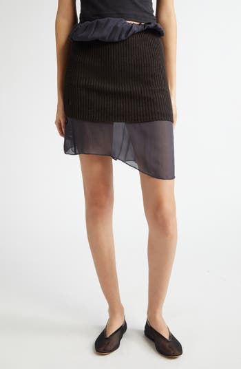 Paloma Wool Holly Mixed Media Skirt | Nordstrom