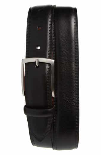 Magnanni Carbon Leather Belt Nordstrom