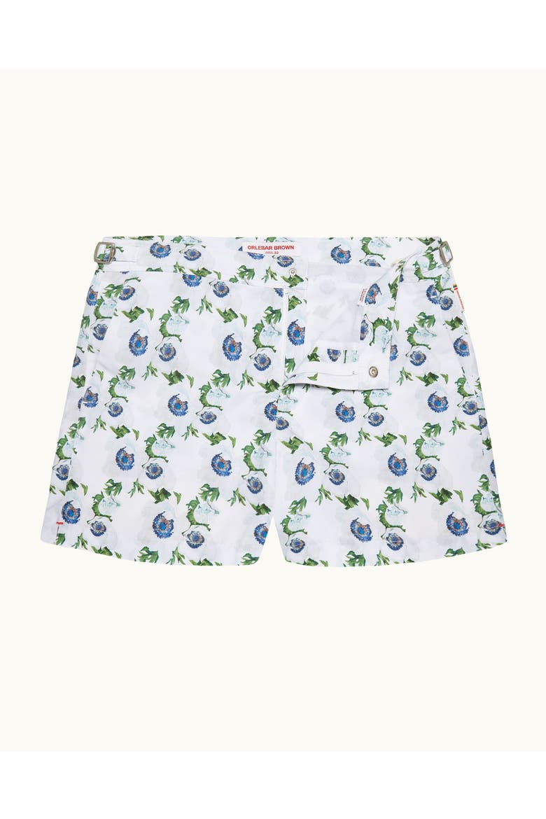 Setter Sarah Graham Coronaria Tailored-Fit Swim Shorts, Main, color, White Sand