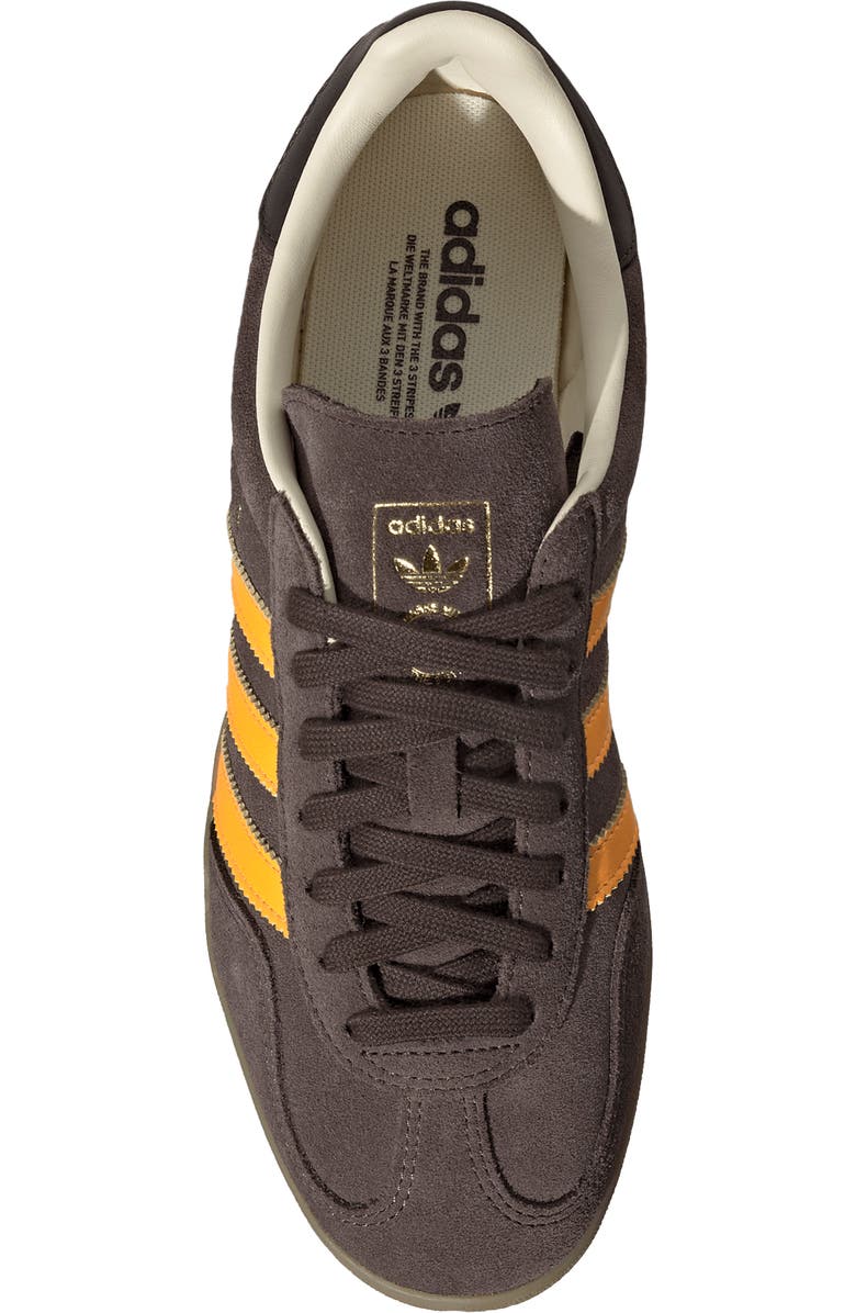 adidas Gazelle Indoor Sneaker, Alternate, color, Brown/Luta