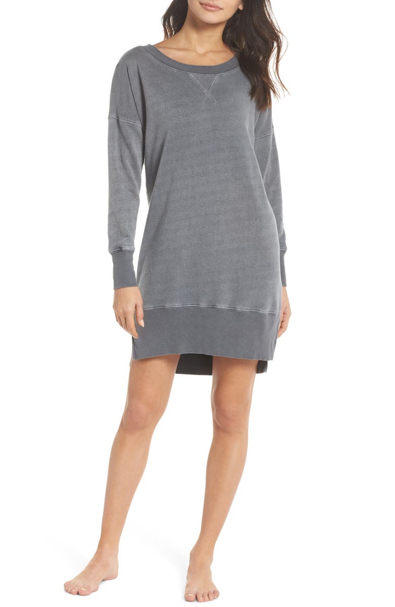David Lerner Lounge Sweatshirt Dress, Main, color, 