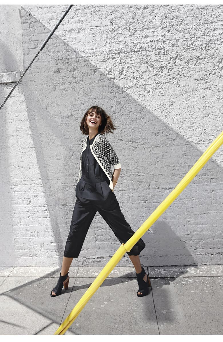 Halogen<sup>®</sup> Crop Wide Leg Jumpsuit, Alternate, color,