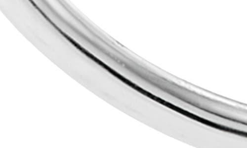 Frankie & Zoe 12mm Endless Hoop Earrings In Silver