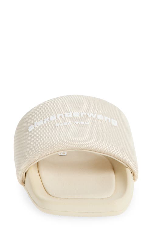 Alexander Wang Women Logo Slide Sandals In Multi