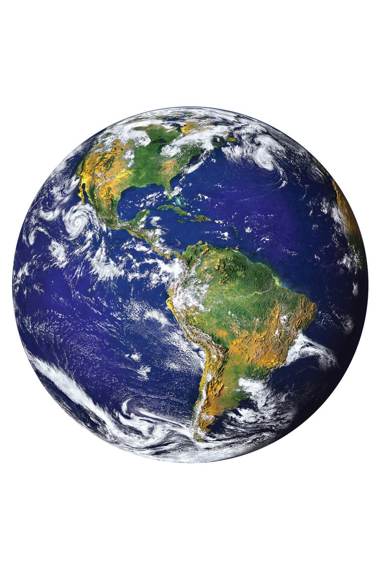 The Earth 1000 Piece Round Jigsaw Puzzle, Alternate, color, Multicolor