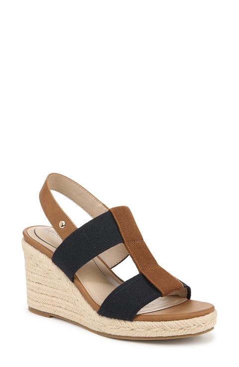 Tallulah Espadrille Slingback Platform Wedge Sandal (Women)