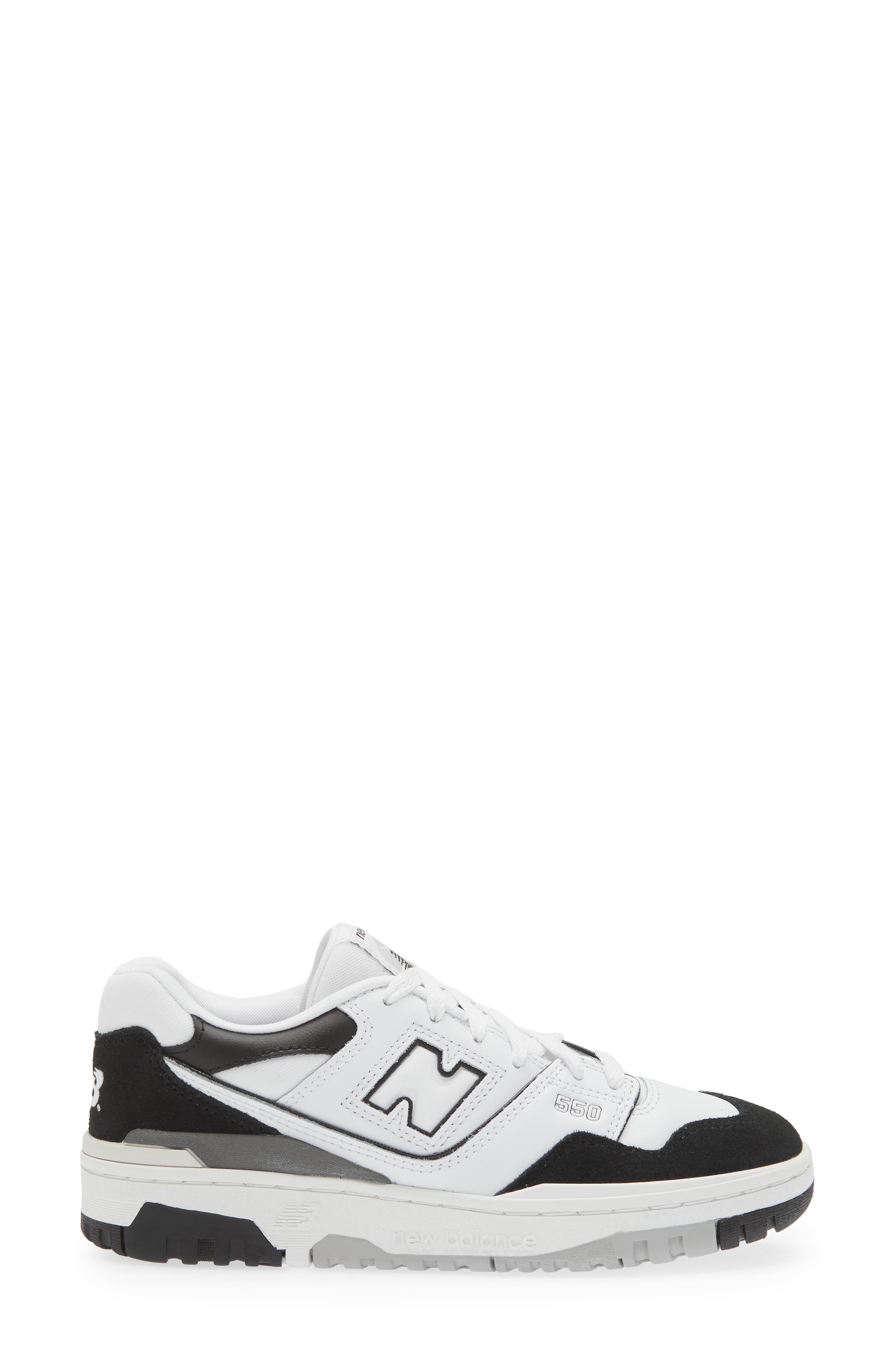 New Balance 550 Basketball Sneaker, Alternate, color, White/ Black