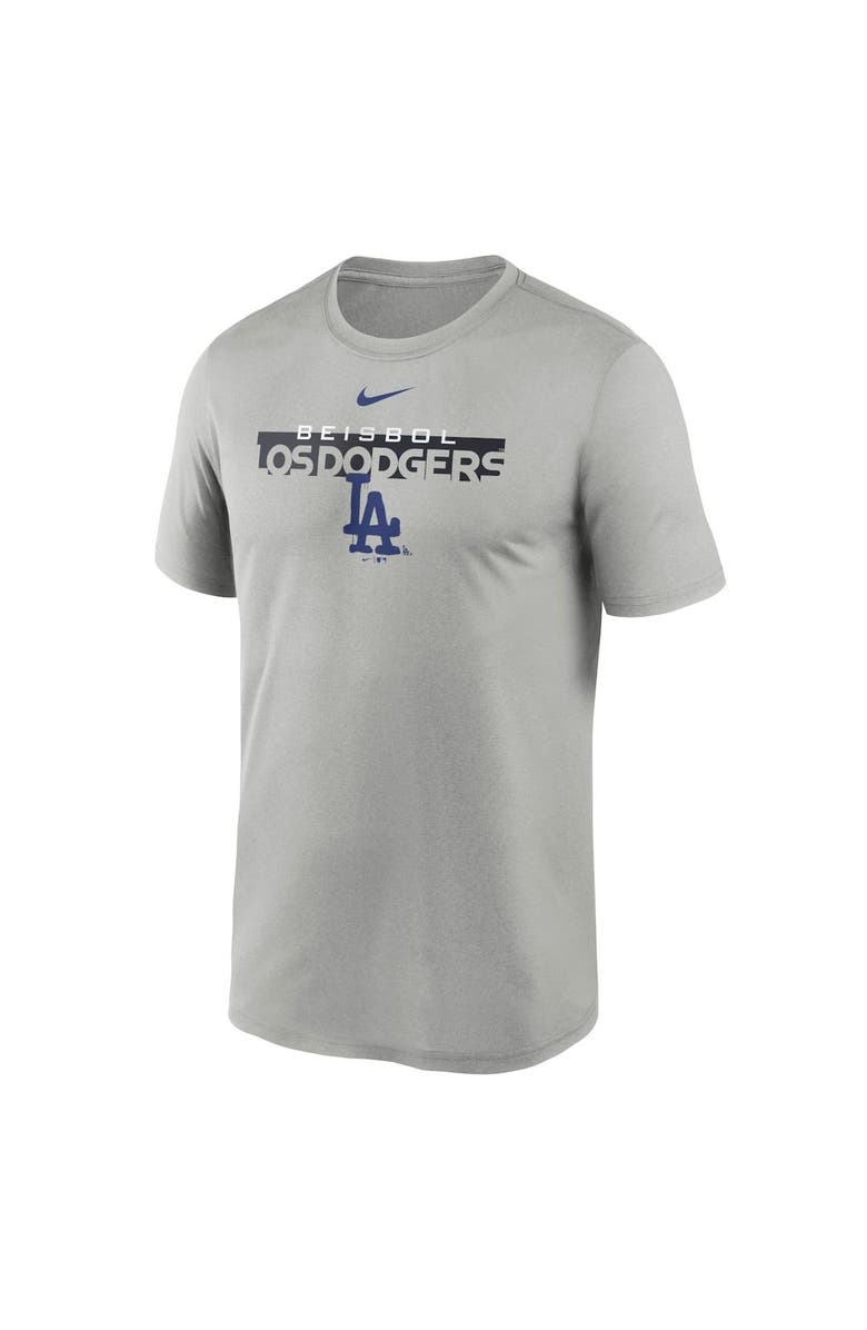 Nike Men's Nike Gray Los Angeles Dodgers City Connect Legend Performance T-Shirt, Alternate, color, 