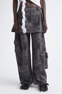 Collina Strada Lawn Plaid Skirt Overlay Cargo Pants