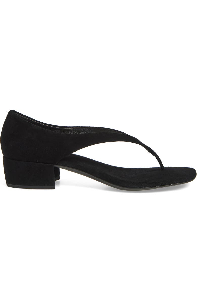 Jeffrey Campbell Emelie Kitten Heel Sandal, Alternate, color, Black Suede