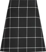 Courrèges Windowpane Check Skirt