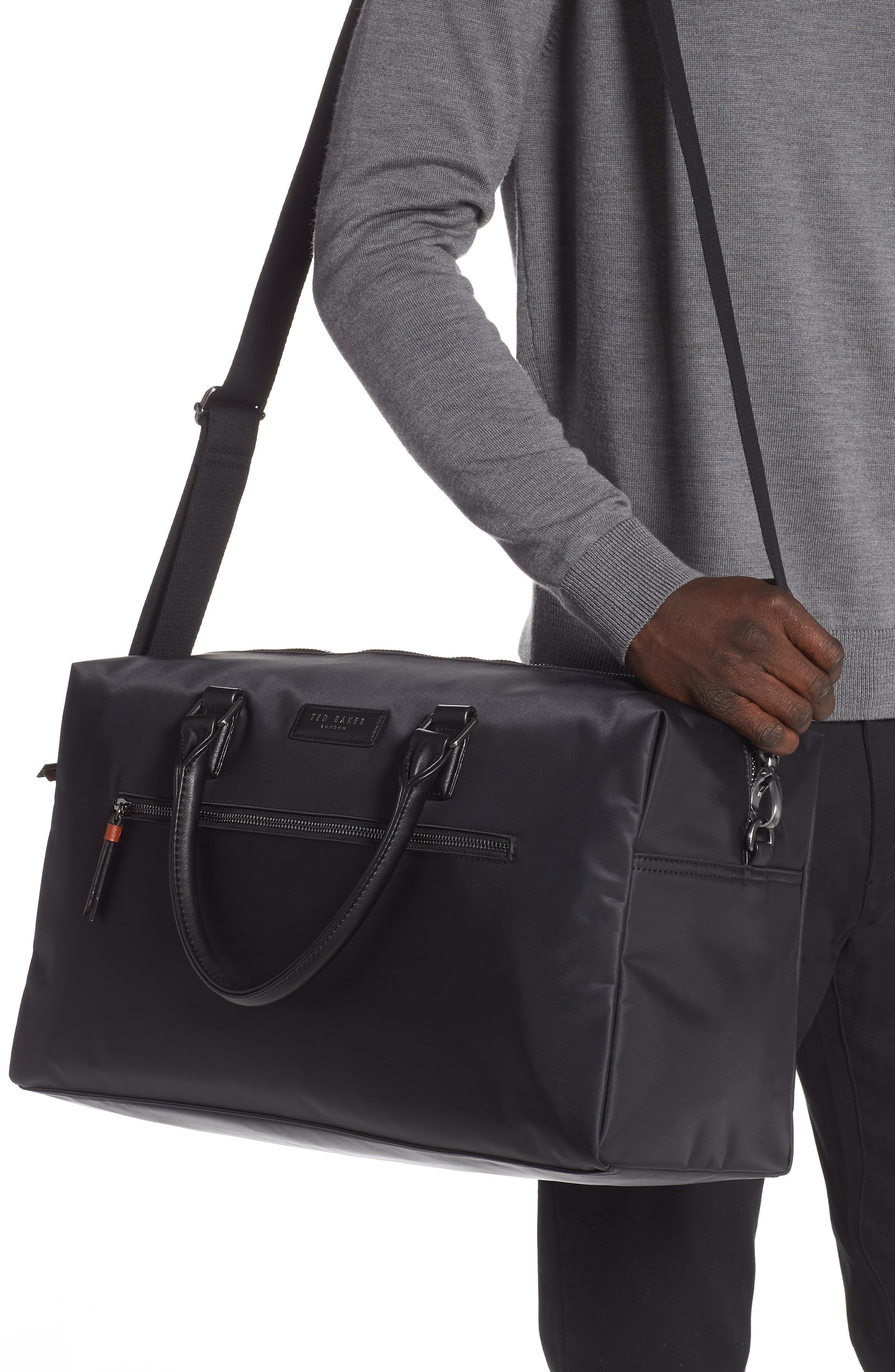 Ted Baker London Nylon Duffle Bag, Alternate, color, 