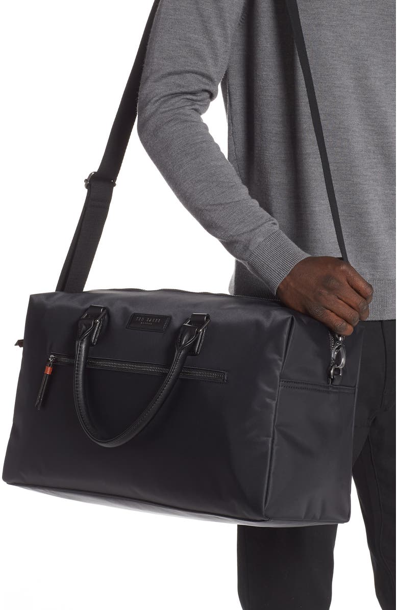 Ted Baker London Nylon Duffle Bag, Alternate, color,