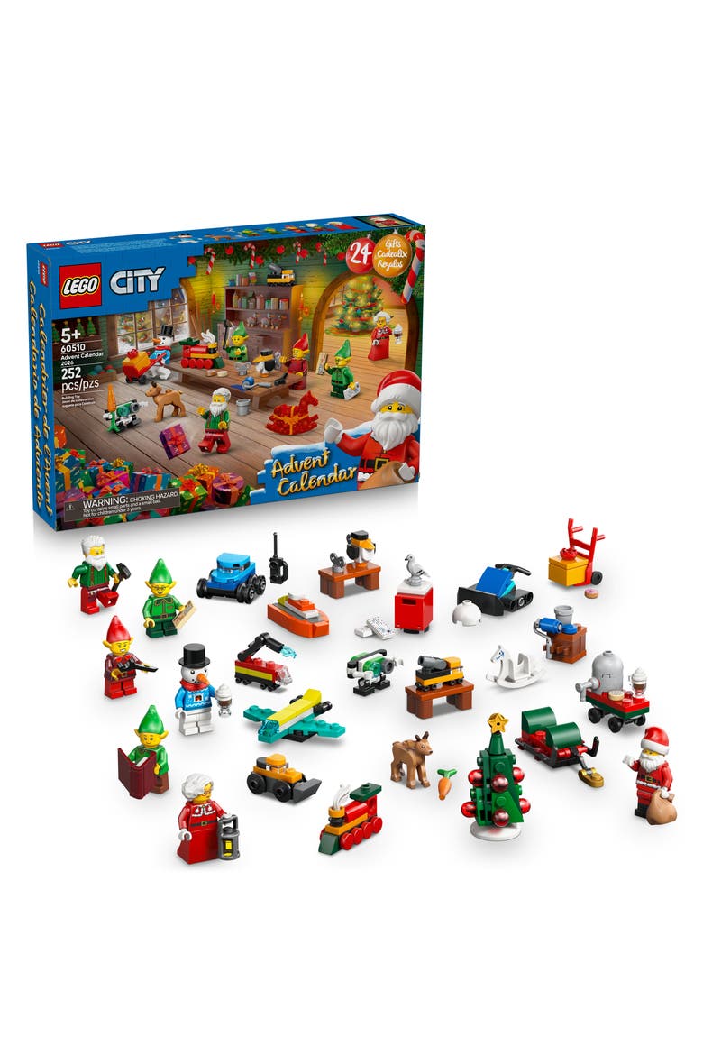 5+ City 60510 Advent Calendar Building Kit, Main, color, MULTI