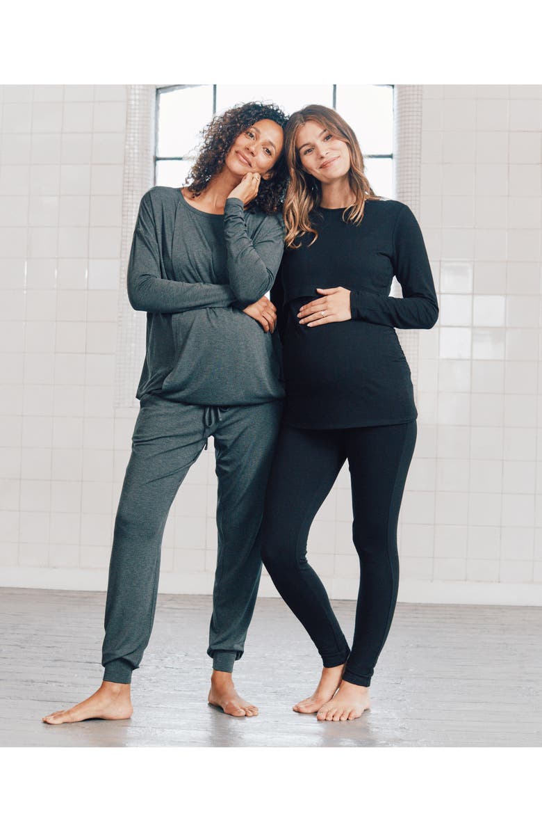 Seraphine Thermal Over the Bump Maternity Leggings, Alternate, color, 