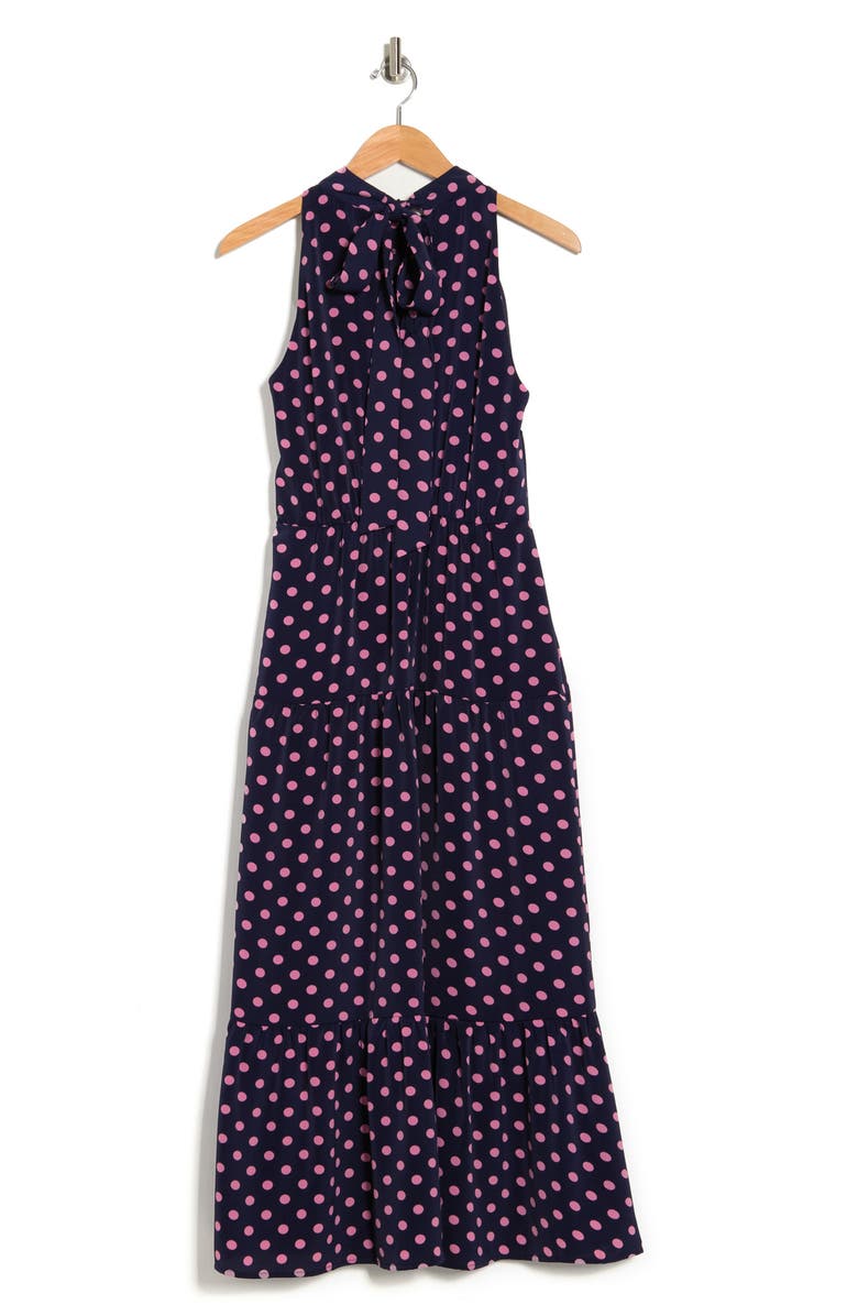 Sam Edelman Polka Dot High Neck Dress, Alternate, color, 