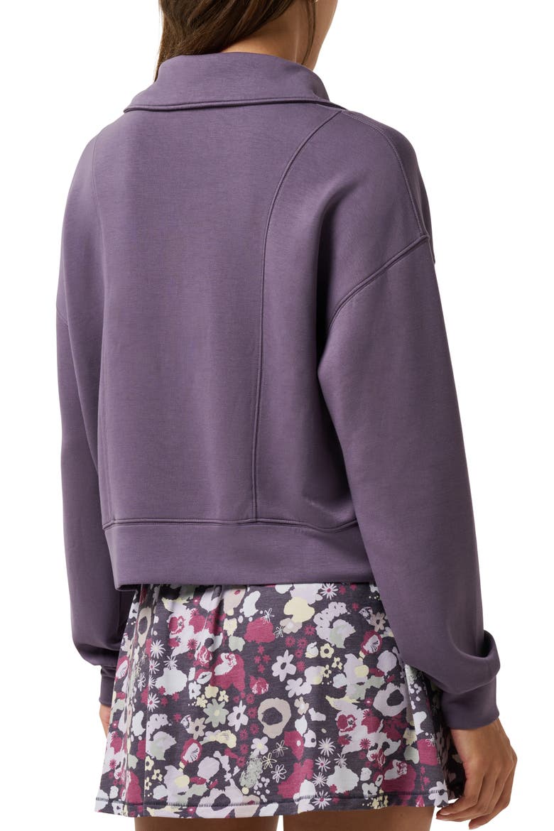 Skyloft Half Zip Top, Alternate, color, GRAYSTONE