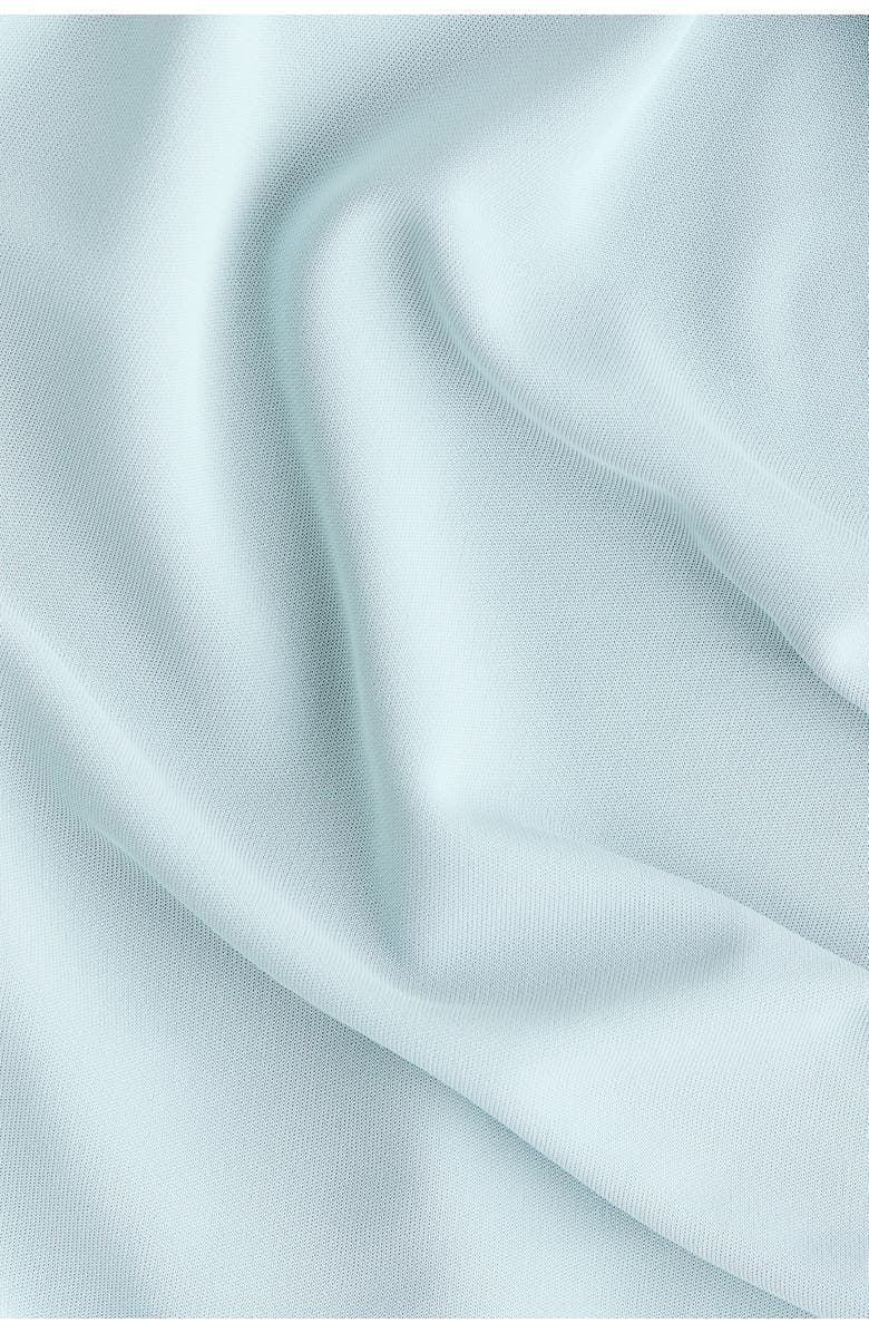 H&M Draped jersey dress, Alternate, color, Light Dusty Turquoise