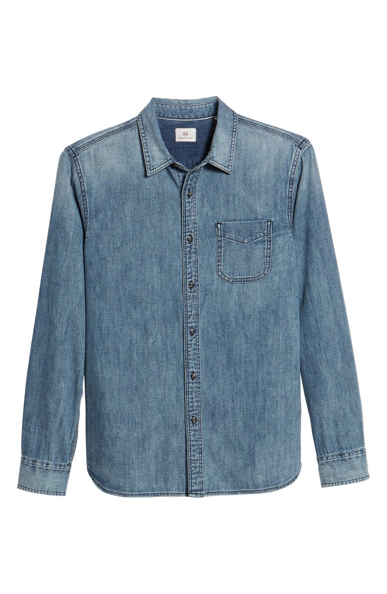 AG Nelson Slim Fit Sport Shirt, Alternate, color, 11 Years Castor