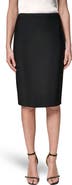 Donna Karan New York Stretch Crepe Pencil Skirt