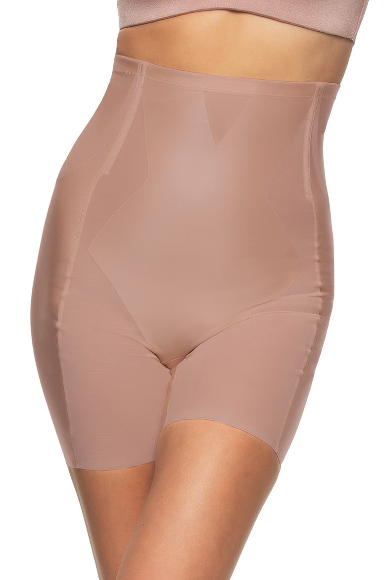 Uplifted Shaper Shorts, Main, color, ROSE TAN