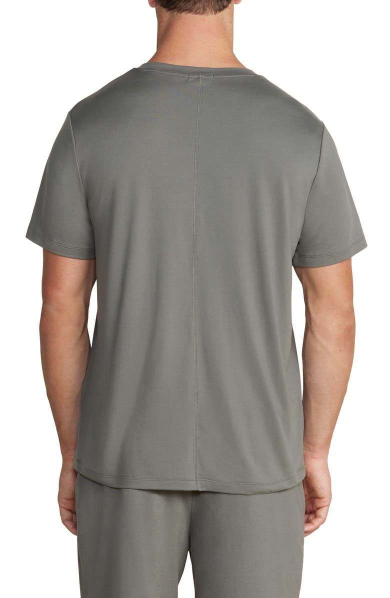 Barefoot Dreams<sup>®</sup> Butterchic Knit Light T-Shirt, Alternate, color, Olive Branch