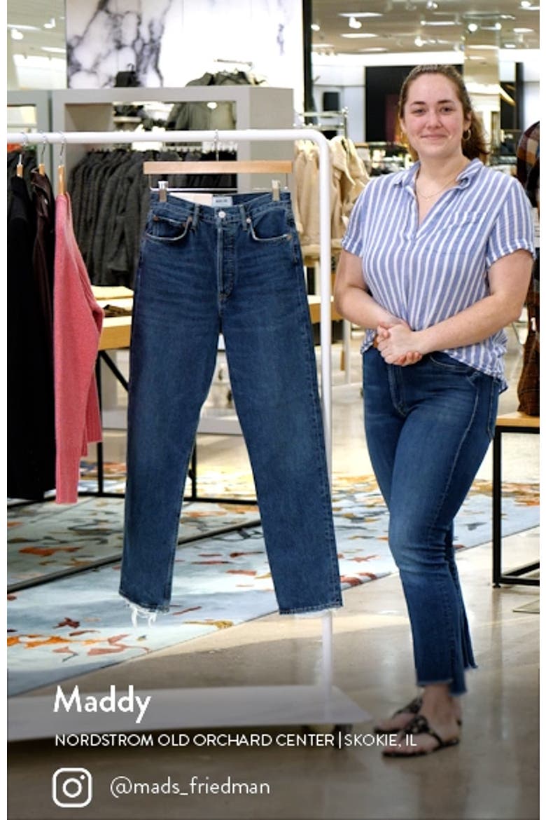 '90s Pinch High Waist Straight Leg Organic Cotton Baggy Jeans video
