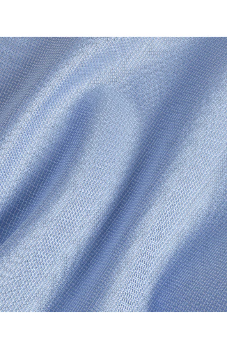 David Donahue Trim Fit Diamond Dobby Dress Shirt, Alternate, color, 