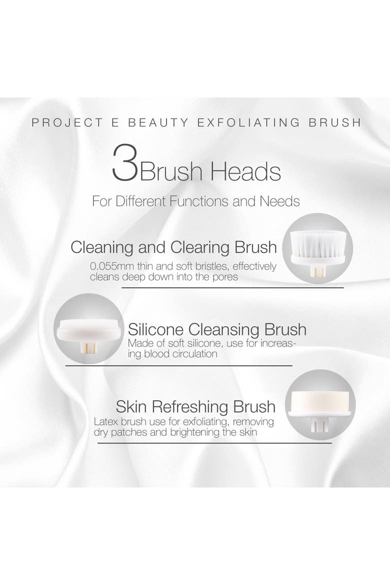 Bora Electric Facial Cleanser Set, Alternate, color, White