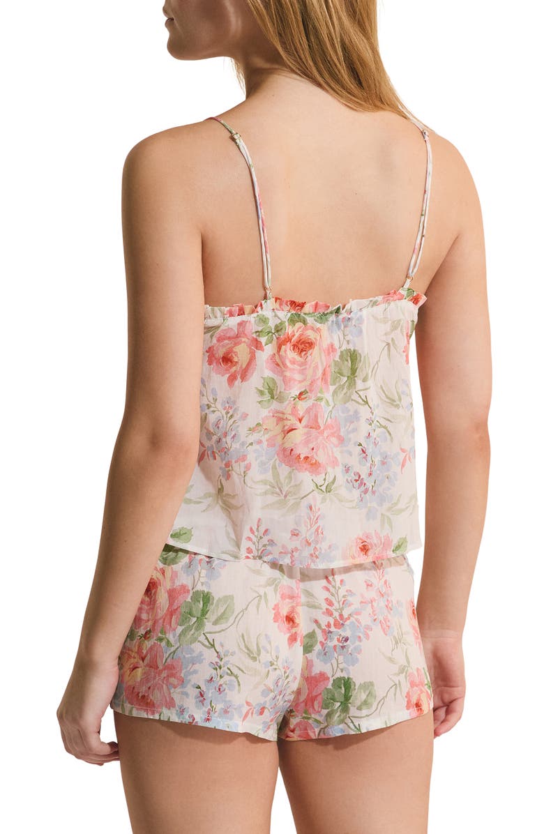Etam Orchidee Pajama Top, Alternate, color, Ecru