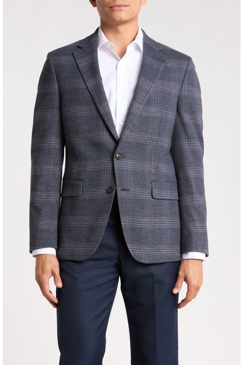 Check Sport Coat, Main, color, BLUE CHECK