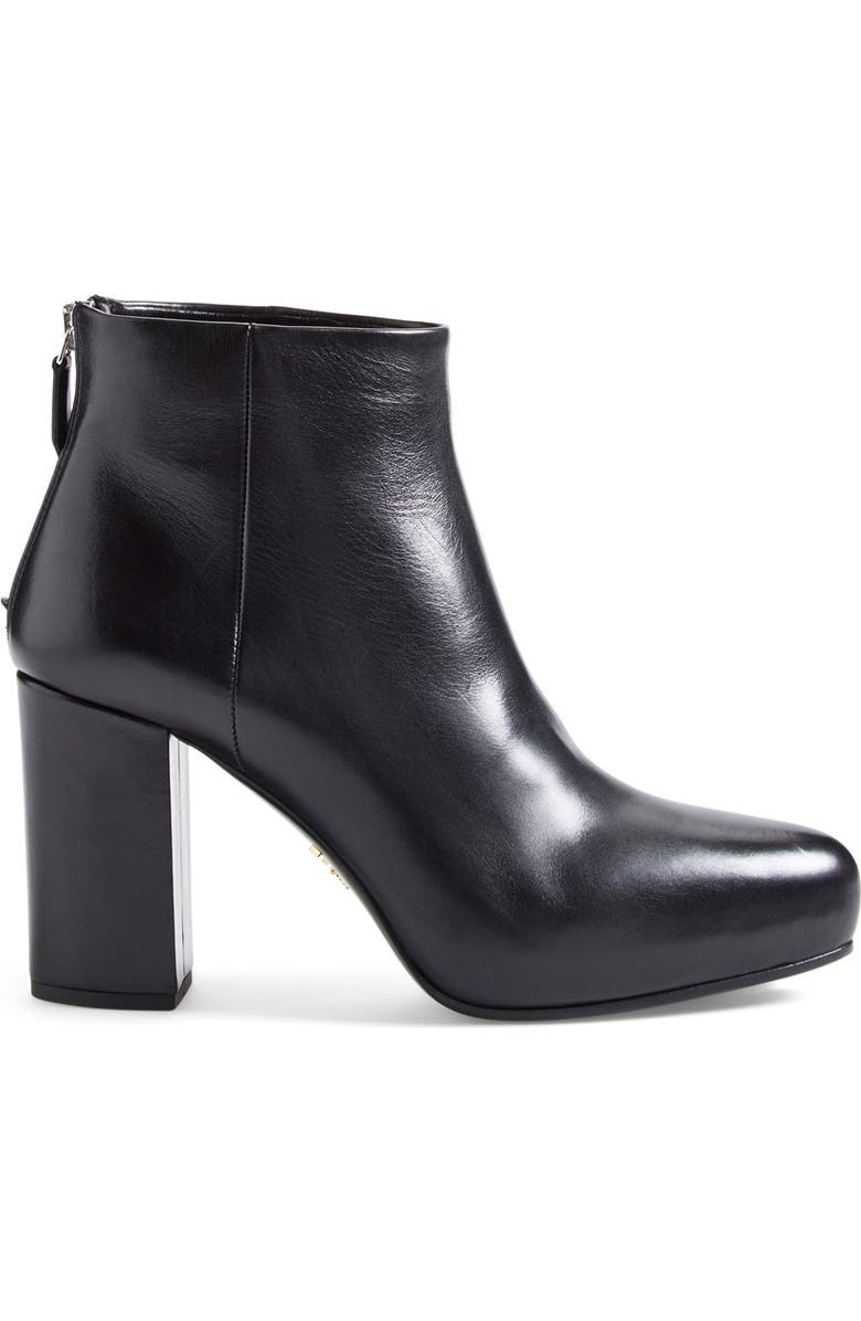 Prada Block Heel Boot, Alternate, color,