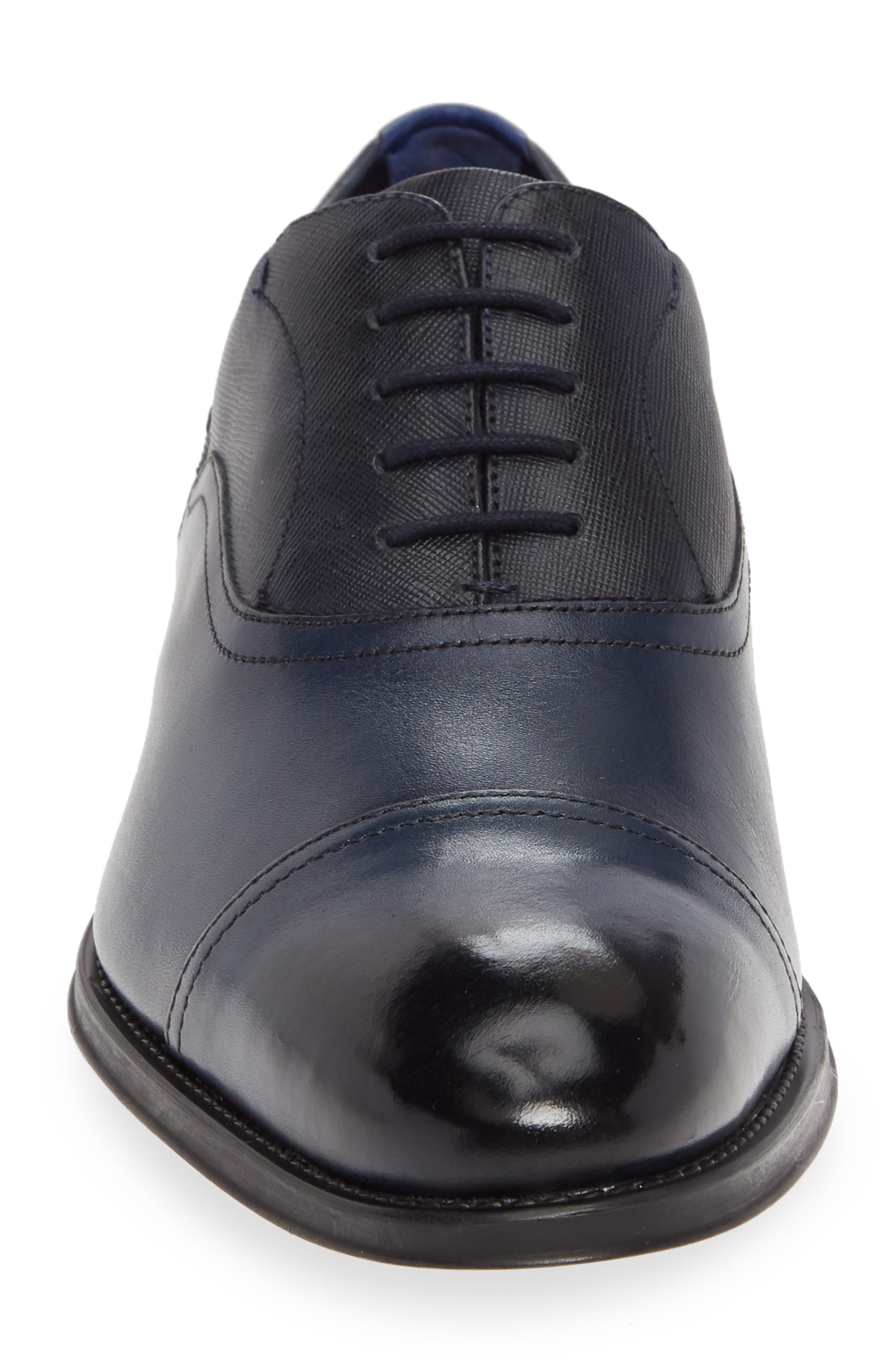 Ted Baker London Sibits Leather Cap Toe Oxford, Alternate, color, 
