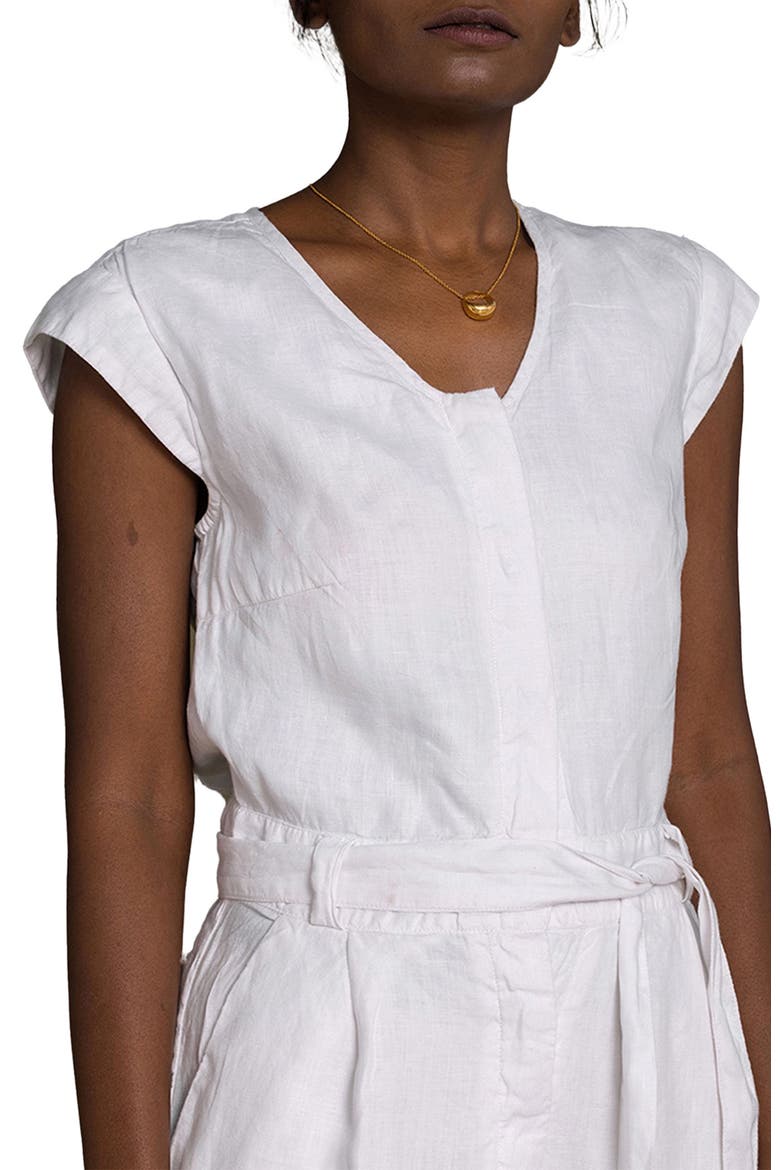 Evening Chai Jumpsuit, Alternate, color, White
